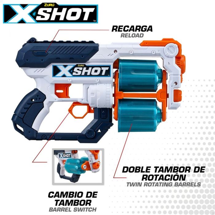 Pistola de Dardos Zuru X-Shot Excel Xcess TK-12 30 x 19 x 5 cm 6 Unidades 4