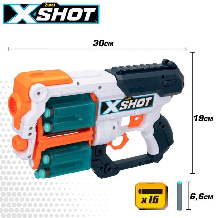 Pistola de Dardos Zuru X-Shot Excel Xcess TK-12 30 x 19 x 5 cm 6 Unidades 3