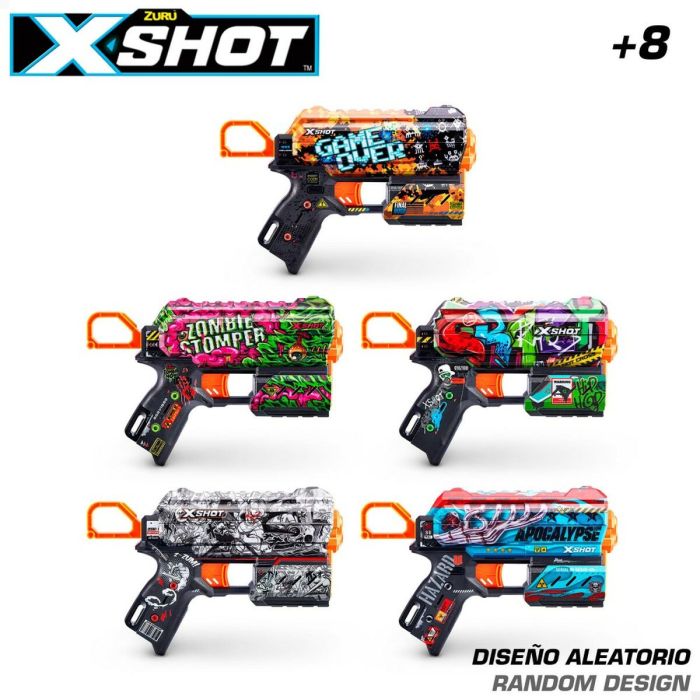 Pistola de Dardos Zuru X-Shot Flux 21,5 x 14 x 4 cm (12 Unidades) 4