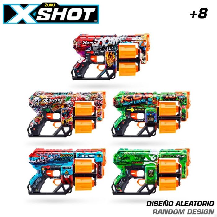 Pistola de Dardos Zuru X-Shot Dread 32 x 18,5 x 0,6 cm (6 Unidades) 4