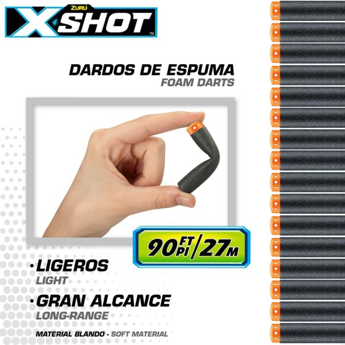 Pistola de Dardos Zuru X-Shot Last Stand 58,5 x 23,5 x 9 cm (6 Unidades) 2