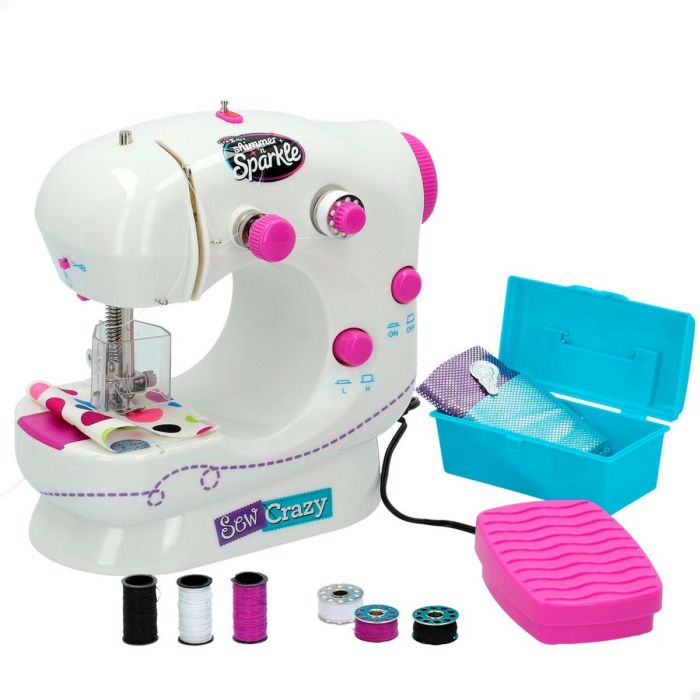 Máquina de Coser de juguete Cra-Z-Art Shimmer 'n Sparkle 18,5 x 19 x 11 cm (2 Unidades) 1