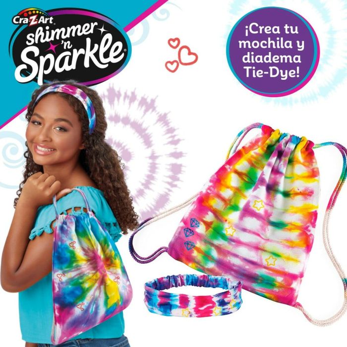 Juego de Manualidades Cra-Z-Art SHIMMER N SPARKLE-SET TIE&DYE 4 Unidades 4