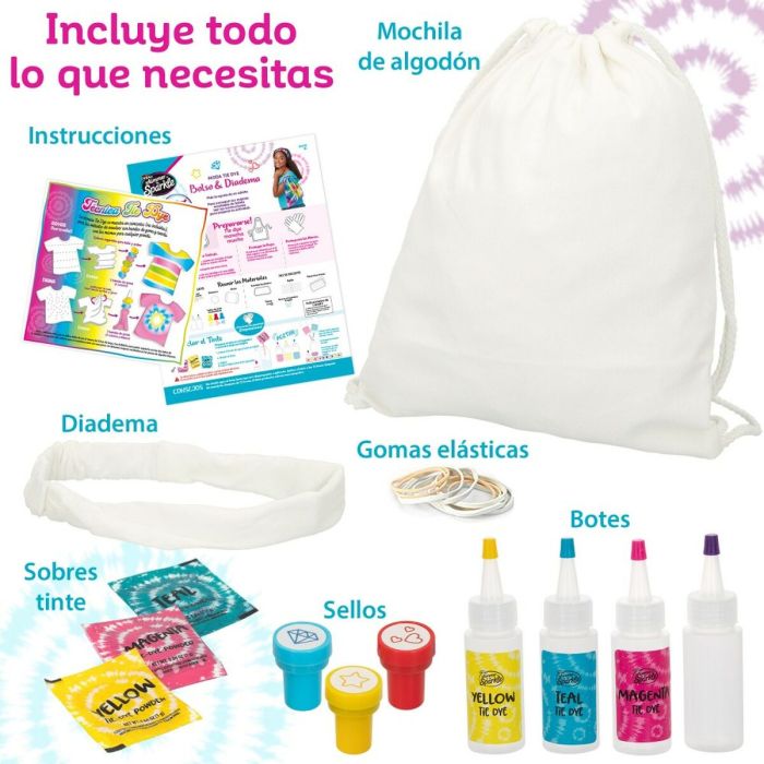 Juego de Manualidades Cra-Z-Art SHIMMER N SPARKLE-SET TIE&DYE 4 Unidades 2