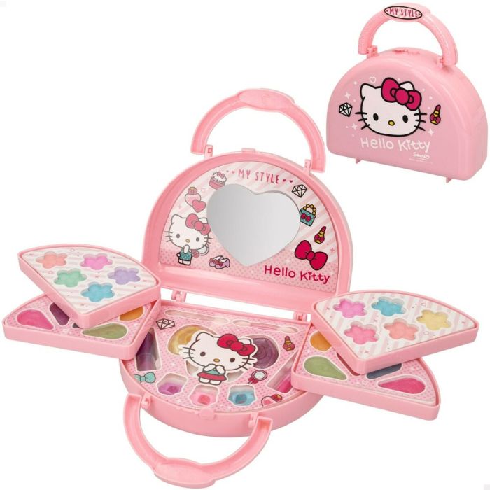 Set de Maquillaje Infantil Hello Kitty 15 x 11,5 x 5,5 cm 6 Unidades 6
