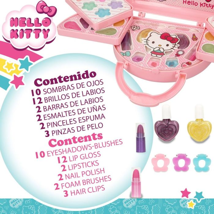 Set de Maquillaje Infantil Hello Kitty 15 x 11,5 x 5,5 cm 6 Unidades 5