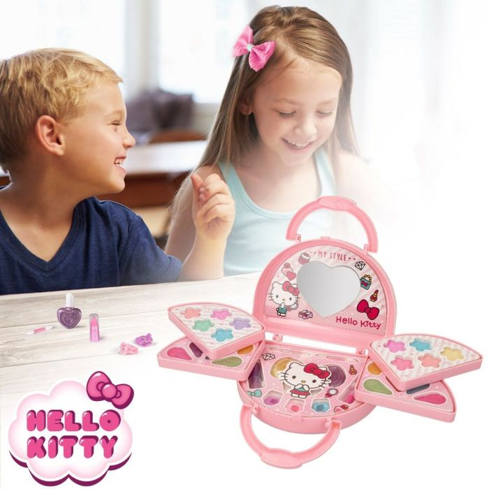 Set de Maquillaje Infantil Hello Kitty 15 x 11,5 x 5,5 cm 6 Unidades 2