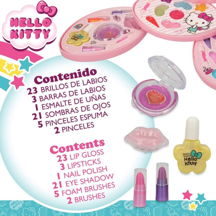 Set de Maquillaje Infantil Hello Kitty 15,5 x 7 x 10,5 cm 6 Unidades 3