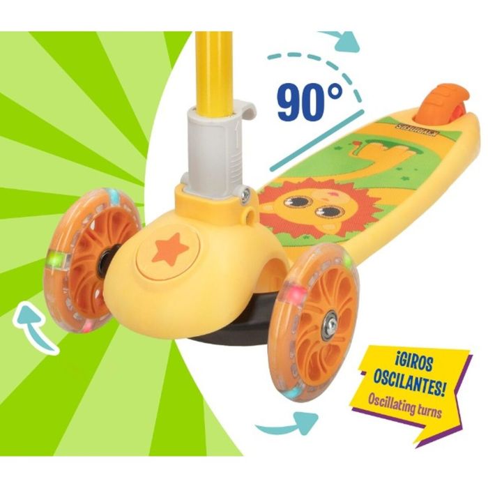 Patinete Scooter K3yriders Lion Amarillo 4 Unidades 1 Patinete Scooter K3yriders Lion Amarillo 4 Unidades 1