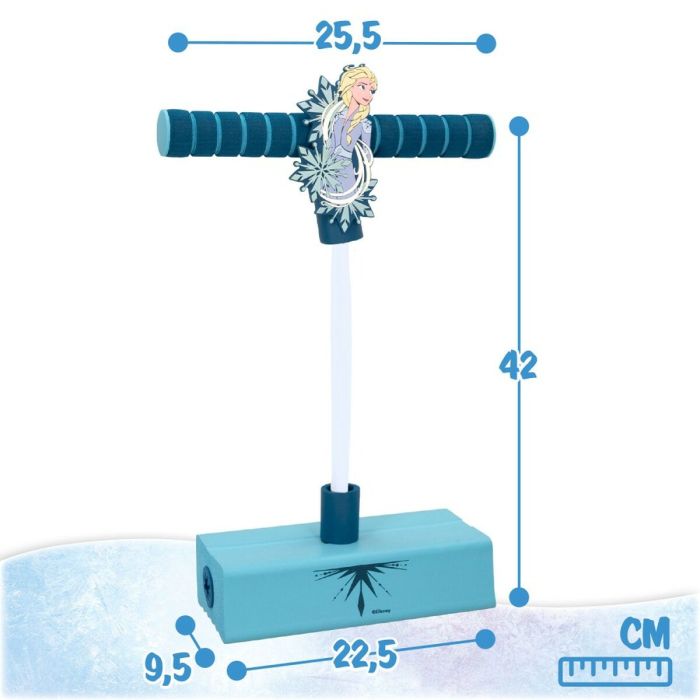 Saltador pogo Frozen Azul Infantil 3D (4 Unidades) 1