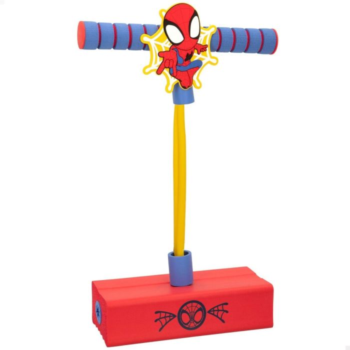 Saltador pogo Spider-Man 3D Rojo Infantil (4 Unidades) 3