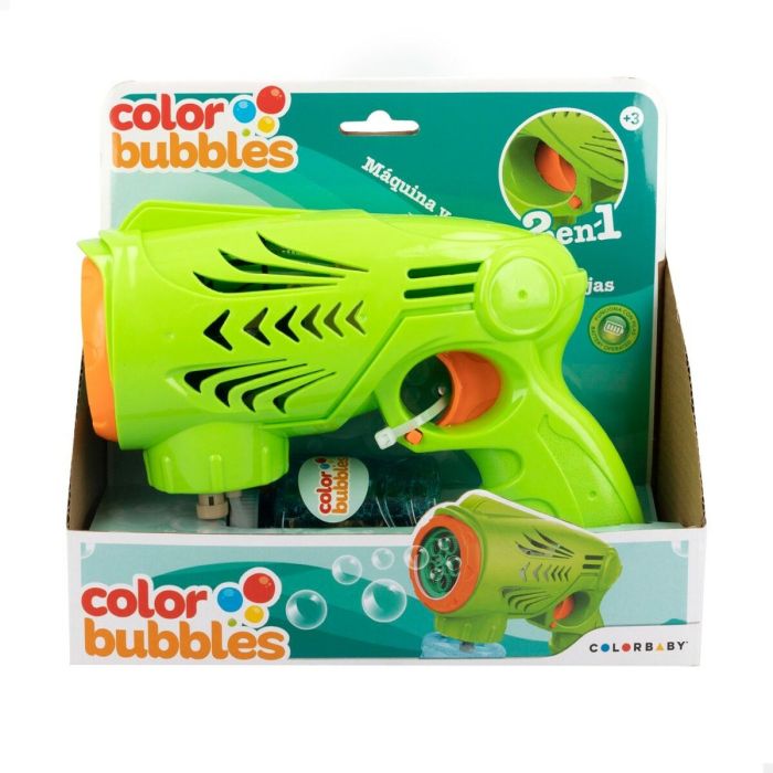 Juego de Pompas de Jabón Colorbaby Color Bubbles 150 ml Verde 20 x 16,5 x 8 cm (6 Unidades) 1