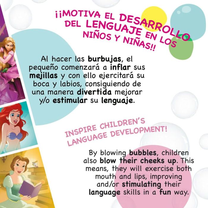 Pompero Princesses Disney 60 ml 3,8 x 11,5 x 3,8 cm (216 Unidades) 3