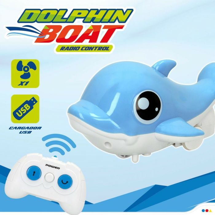 Barco radiocontrol Colorbaby Delfín (2 Unidades) 2