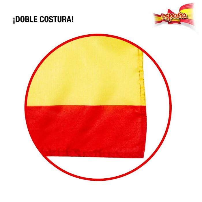 Soporte de bandera para coche Colorbaby 45 x 30 cm España 2 Piezas 24 Unidades 2