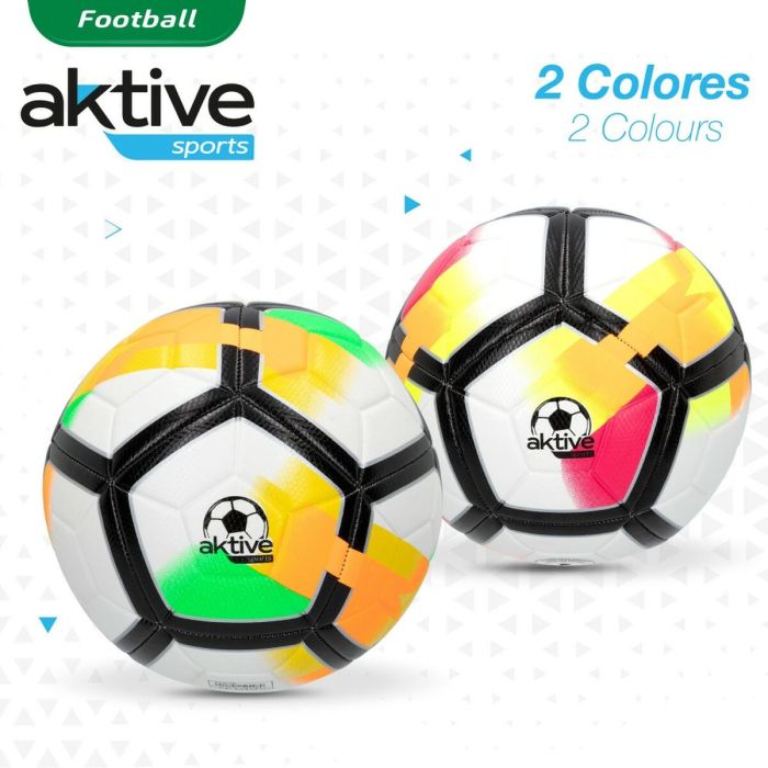 Balón de Fútbol Aktive 5 Ø 22 cm (12 Unidades) 4