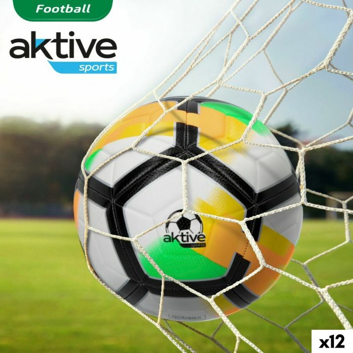 Balón de Fútbol Aktive 5 Ø 22 cm (12 Unidades) 5