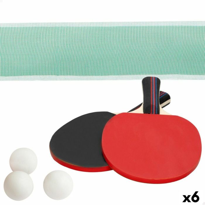 Set de Ping Pong Aktive 15 x 25,5 x 1 cm (6 Unidades) 4