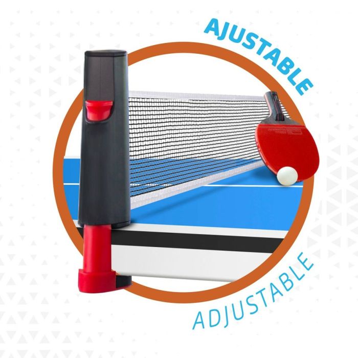 Set Ping Pong con Red Aktive 165 x 19,5 x 5,5 cm (4 Unidades) 2