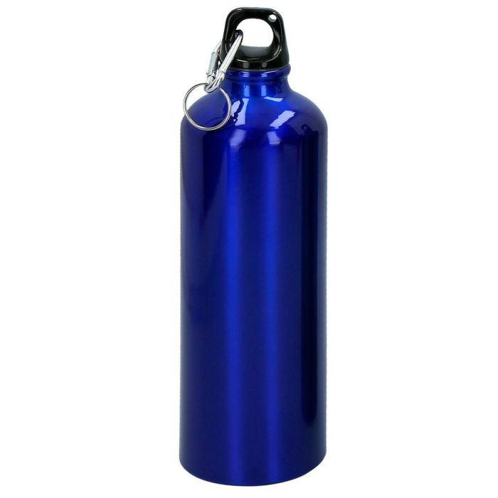 Botella de Agua Aktive 750 ml Mosquetón Aluminio 7 x 25 x 7 cm (24 Unidades) 4