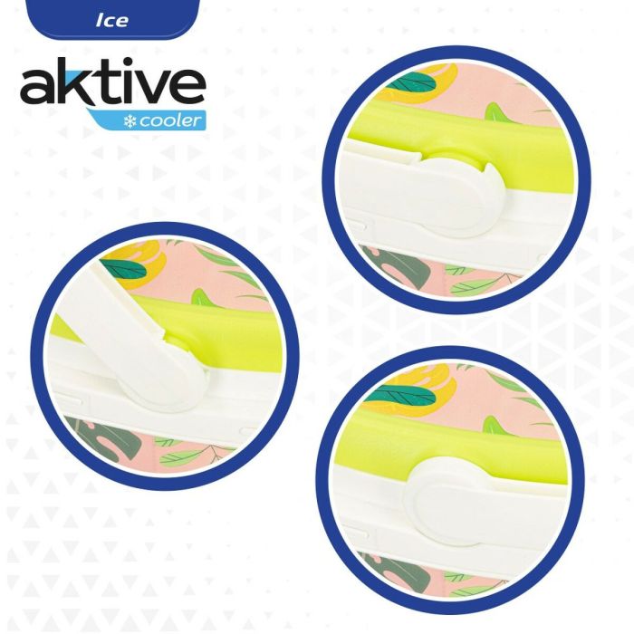 Set de Ping Pong Aktive Summer tropical Plástico 6 L 29 x 20 x 19,5 cm (8 Unidades) 3