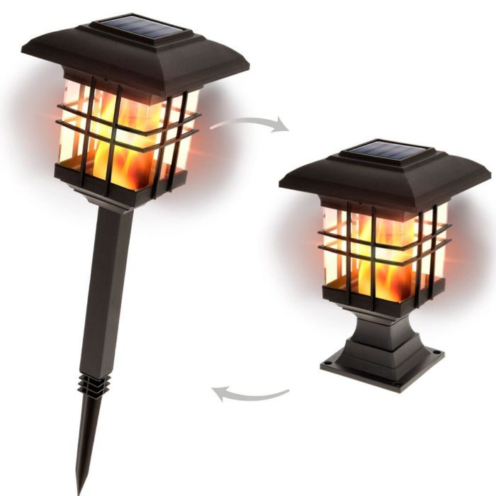 Lámpara de LED Aktive 13,5 x 46 x 13,5 cm Plástico (4 Unidades) 1
