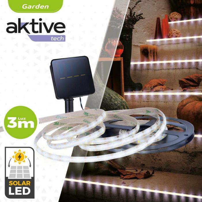 Tira de luces Aktive LED Blanco Jardín 3 m (6 Unidades) 3