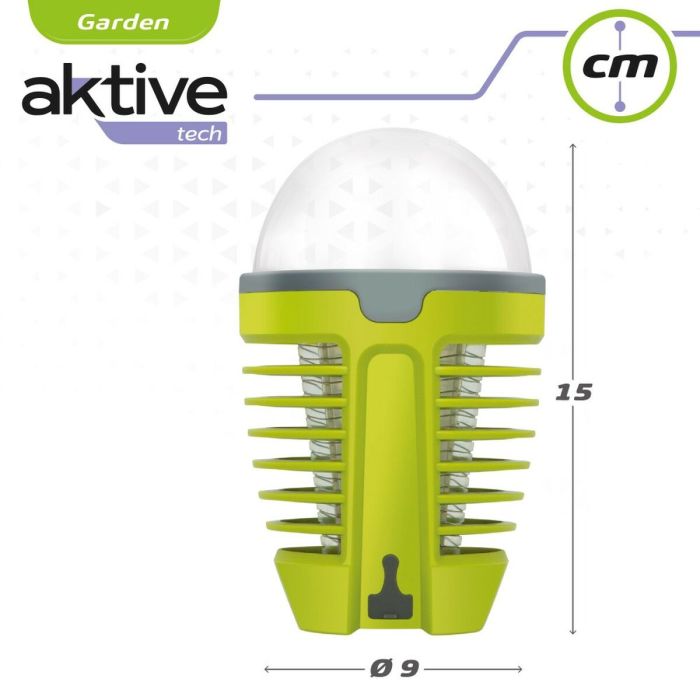 Lámpara Antimosquitos Aktive Plástico 9 x 15 x 9 cm (4 Unidades) 1