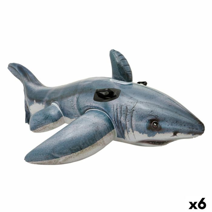 Figura Hinchable para Piscina Intex Tiburón 173 x 5,6 x 10,7 cm (6 Unidades) 3