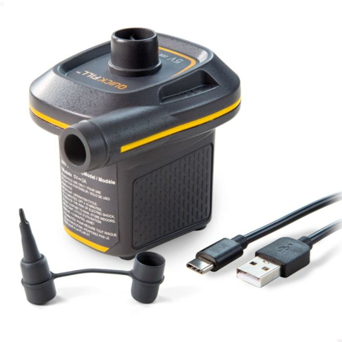 Bomba de Aire Eléctrica Intex Quick FIll Cable USB Mini (12 Unidades) 4