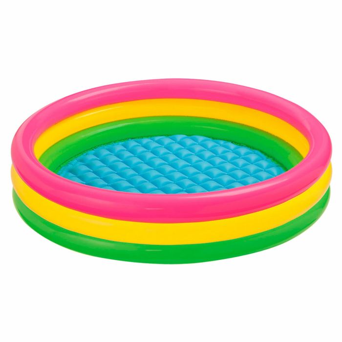 Piscina Hinchable para Niños Intex Sunset Aros 114 x 25 x 114 cm 131 L (6 Unidades) 3