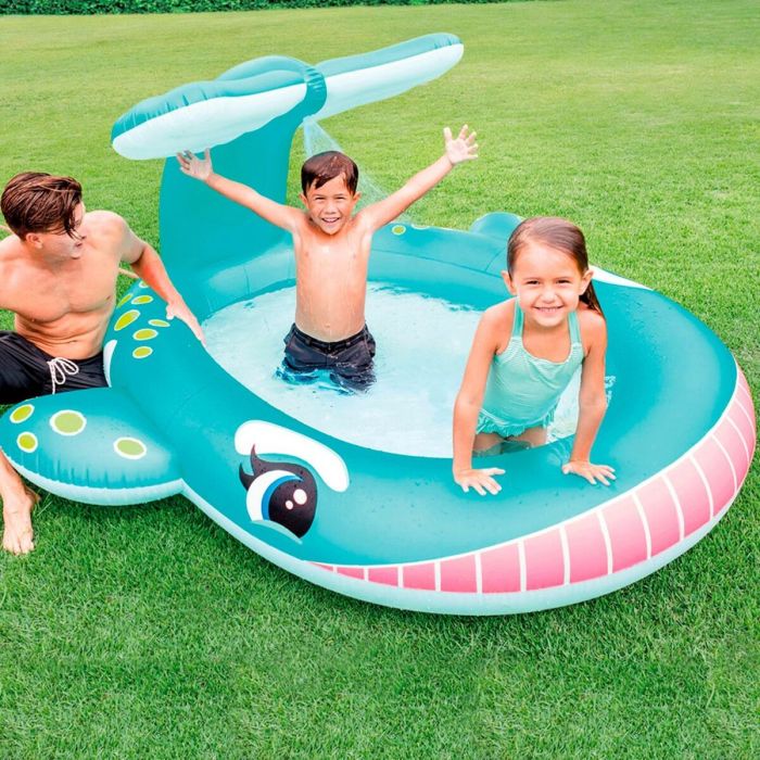 Piscina Hinchable para Niños Intex Ballena 196 x 91 x 201 cm 200 L (4 Unidades) 4