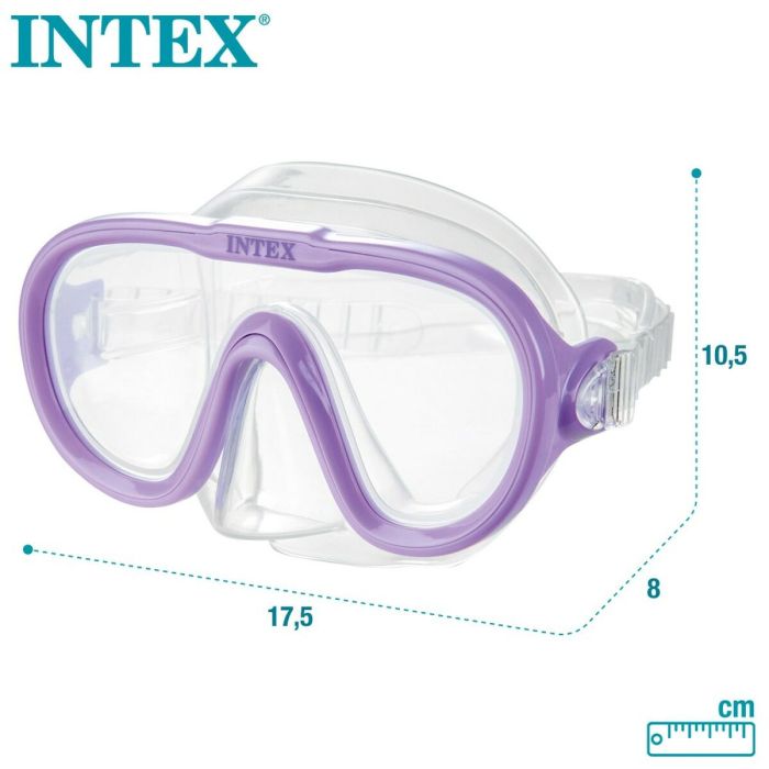 Gafas de Snorkel Intex Sea Scan Morado (12 Unidades) 1