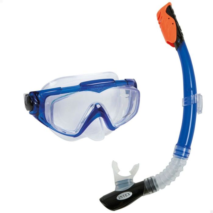 Gafas de Buceo con Tubo Intex Aqua Pro Azul 3