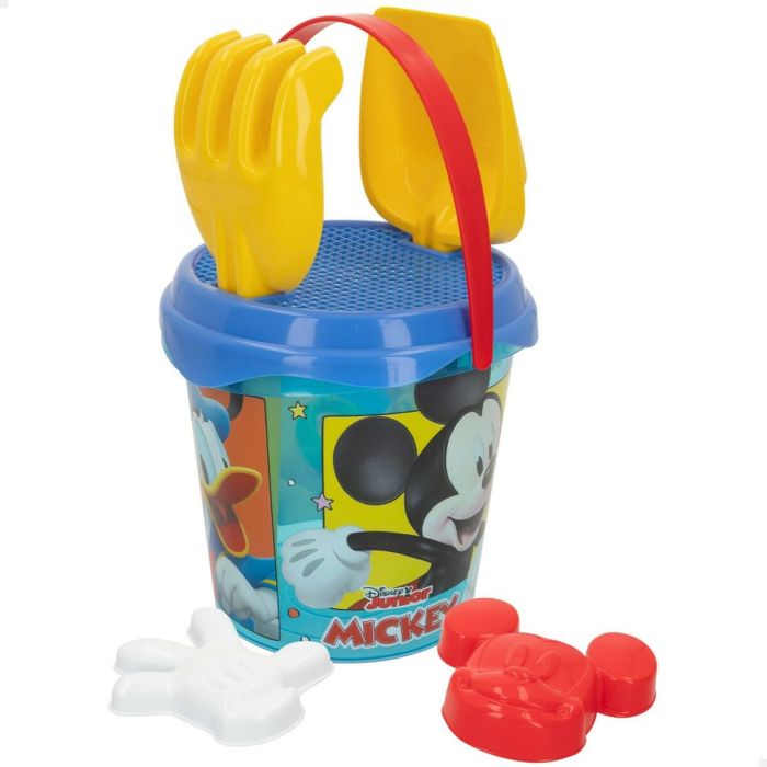 Set de Juguetes de Playa Mickey Mouse Ø 18 cm (16 Unidades) 4