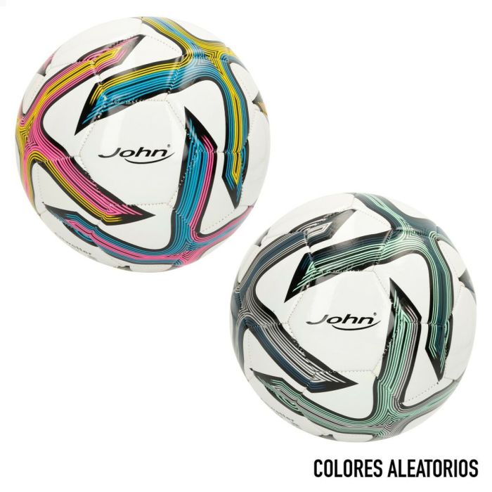 Balón de Fútbol John Sports Classic 5 Ø 22 cm Cuero Sintético (12 Unidades) 1