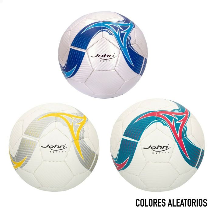 Balón de Fútbol John Sports Premium Relief 5 Ø 22 cm TPU (12 Unidades) 1