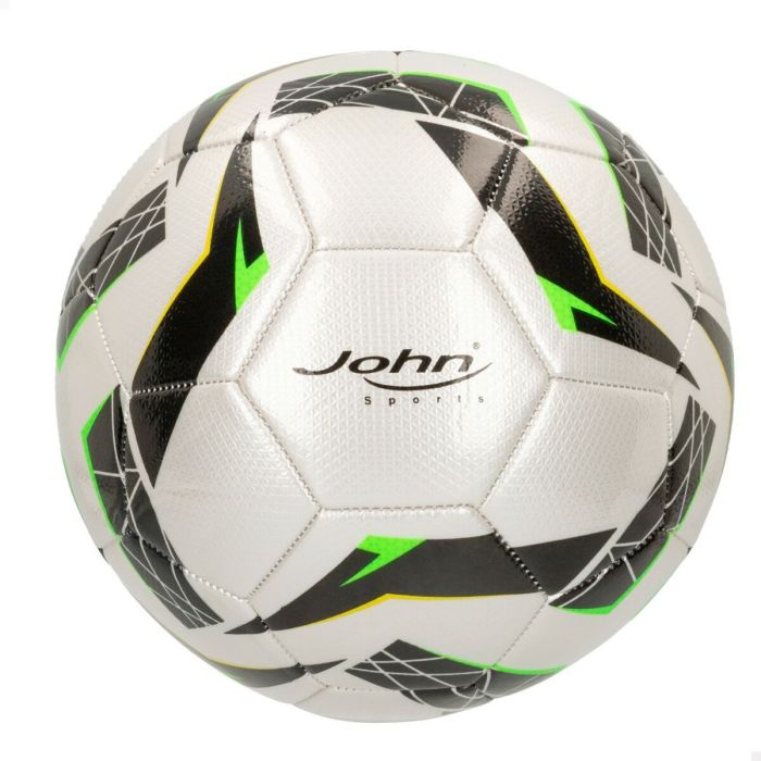 Balón de Fútbol John Sports Competition Techno 5 Ø 22 cm Cuero Sintético (12 Unidades) 2