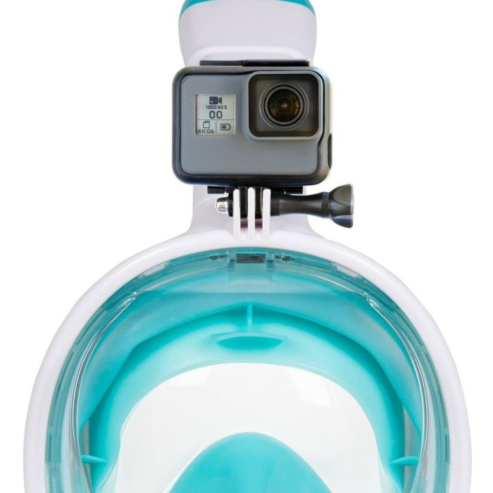 Mascara de buceo AquaSport Azul claro S/M (4 Unidades) 4