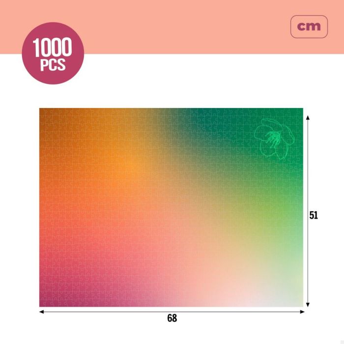 Puzzle Colorbaby Season's Gradients Spring 68 x 50 cm (6 Unidades) 2