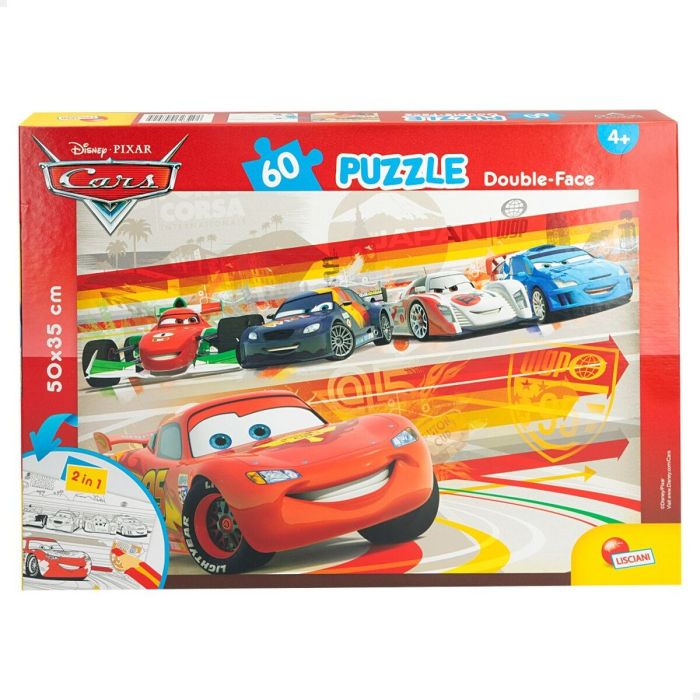 Puzzle Infantil Cars Doble cara 60 Piezas 50 x 35 cm (12 Unidades) 6