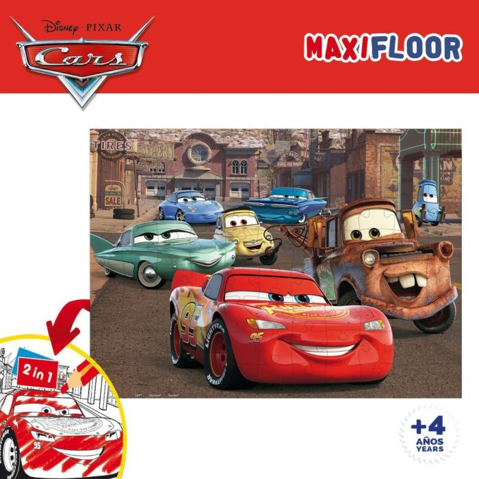 Puzzle Infantil Cars Doble cara 108 Piezas 70 x 1,5 x 50 cm (6 Unidades) 3