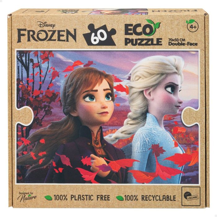 Puzzle Infantil Frozen Doble cara 60 Piezas 70 x 1,5 x 50 cm (12 Unidades) 6