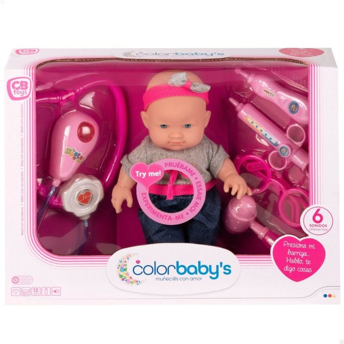 Muñeco Bebé con Accesorios Colorbaby Médico 15 x 24 x 8 cm 6 Unidades 2