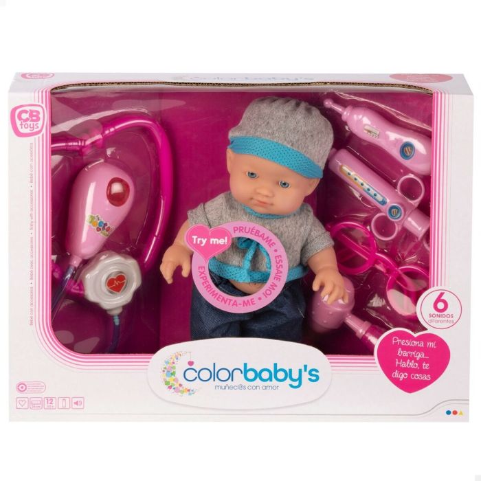 Muñeco Bebé con Accesorios Colorbaby Médico 15 x 24 x 8 cm 6 Unidades 1