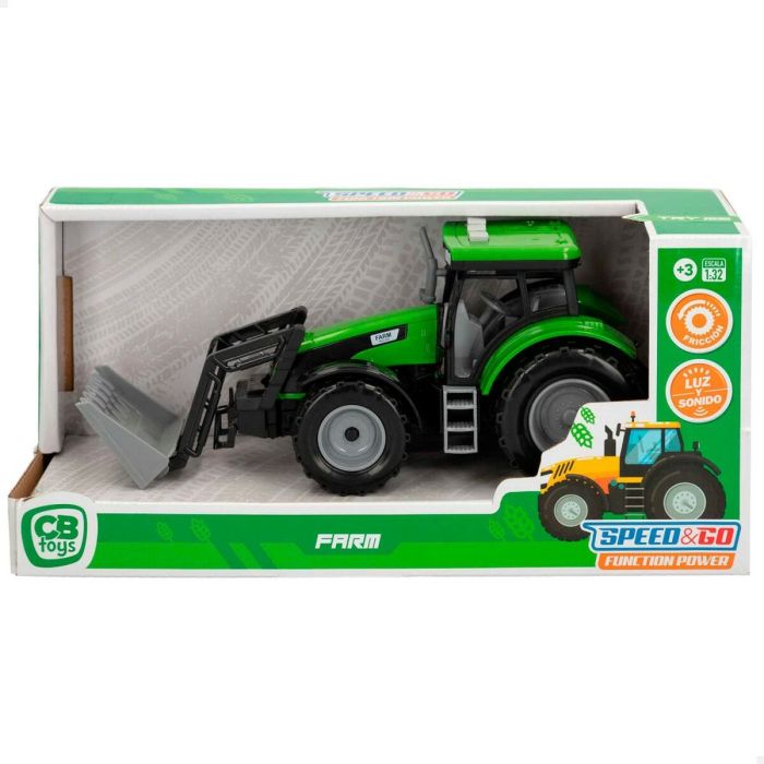 Tractor con Pala Speed & Go 24,5 x 10 x 8,5 cm (6 Unidades) 2