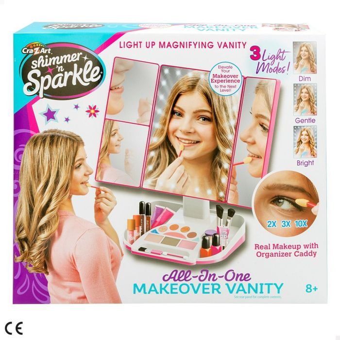 Set de Maquillaje Infantil Cra-Z-Art Shimmer 'n Sparkle 34 x 26 x 16 cm 2 Unidades 1