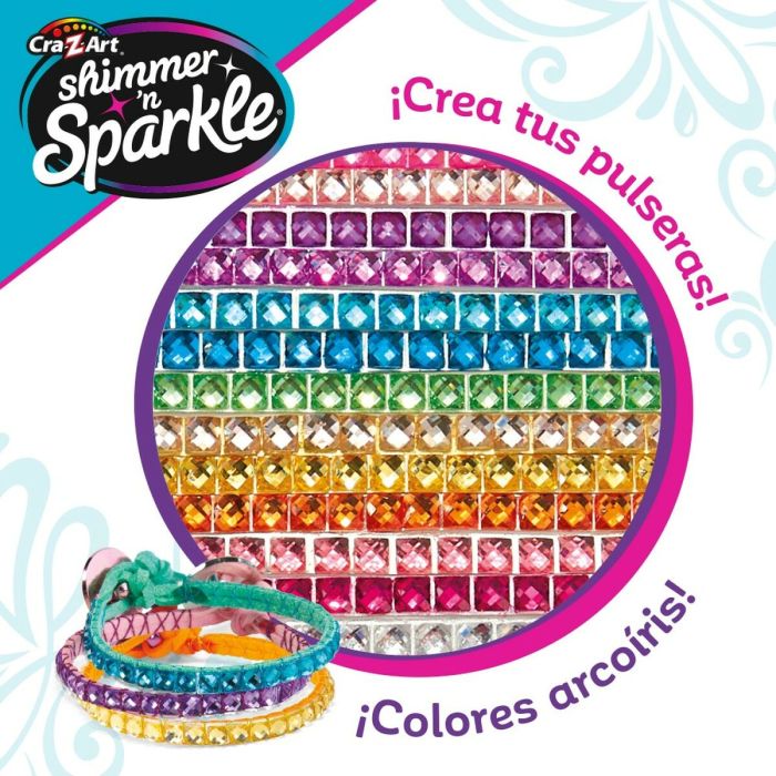 Kit Creación de Pulseras Cra-Z-Art Shimmer 'n Sparkle Plástico (4 Unidades) 4