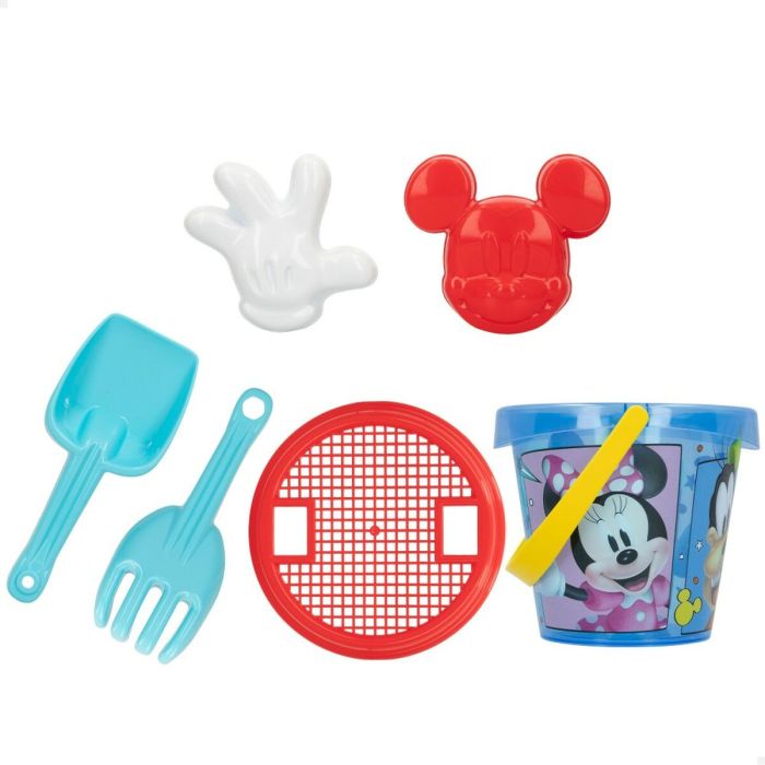 Set de Juguetes de Playa Mickey Mouse Ø 14 cm Plástico (24 Unidades) 2