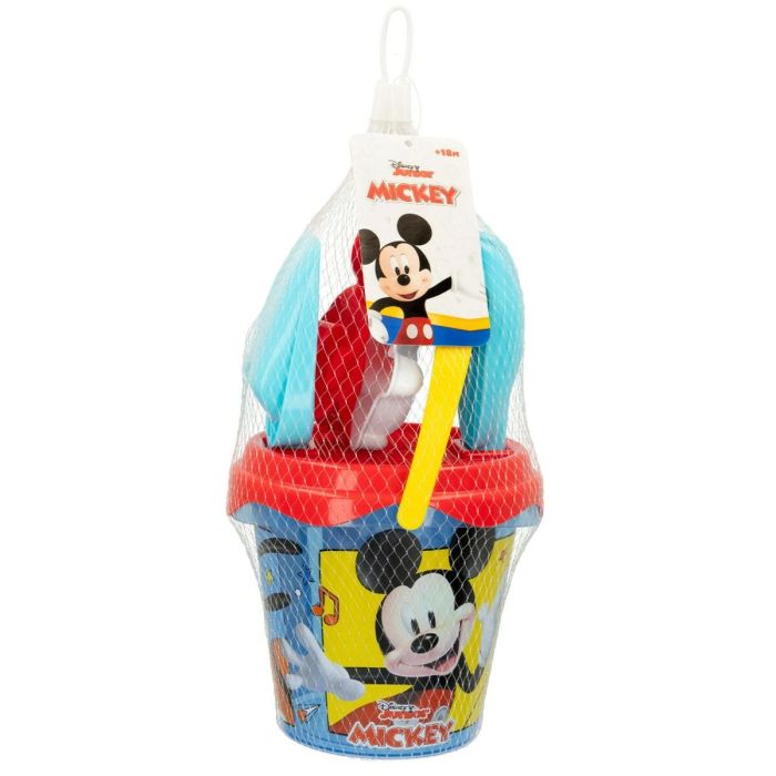 Set de Juguetes de Playa Mickey Mouse Ø 14 cm Plástico (24 Unidades) 1